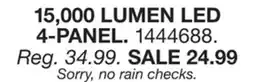 Blain's Farm & Fleet 15,000 LUMEN LED 4-PANEL offer