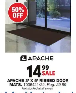 Blain's Farm & Fleet APACHE 3' X 5' RIBBED DOOR MATS offer