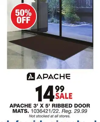 Blain's Farm & Fleet APACHE 3' X 5' RIBBED DOOR MATS offer