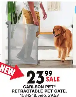 Blain's Farm & Fleet CARLSON PET SALE RETRACTABLE PET GATE offer