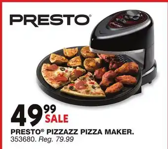 Blain's Farm & Fleet PRESTO PIZZAZZ PIZZA MAKER offer