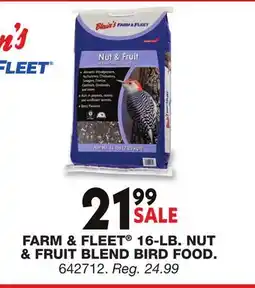 Blain's Farm & Fleet FARM & FLEET 16-LB. NUT & FRUIT BLEND BIRD FOOD offer