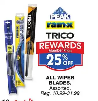 Blain's Farm & Fleet ALL WIPER BLADES offer