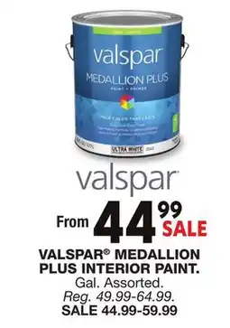 Blain's Farm & Fleet VALSPAR MEDALLION PLUS INTERIOR PAINT offer