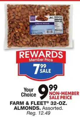 Blain's Farm & Fleet FARM & FLEET 32-OZ. ALMONDS offer