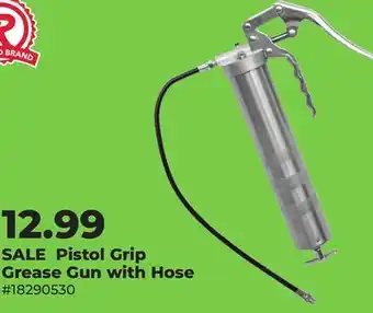 Runnings Pistol Grip Grease Gun with Hose offer