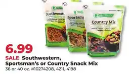 Runnings Southwestern, Sportsman's or Country Snack Mix offer