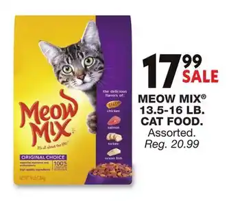 Blain's Farm & Fleet MEOW MIX 13.5-16 LB. CAT FOOD offer