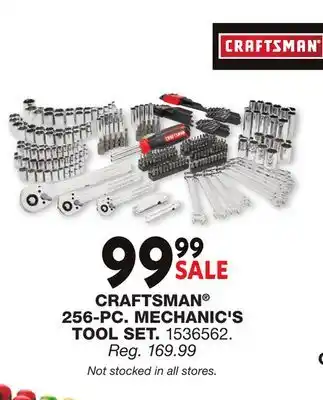 Blain's Farm & Fleet CRAFTSMAN 256-PC. MECHANIC'S TOOL SET offer