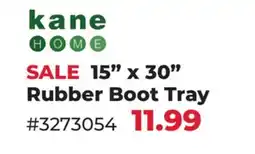 Runnings 15 x 30 Rubber Boot Tray offer