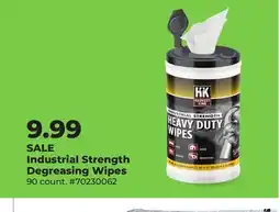 Runnings Industrial Strength Degreasing Wipes offer