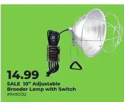 Runnings 10 Adjustable Brooder Lamp with Switch offer