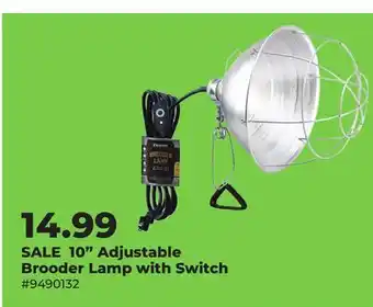 Runnings 10 Adjustable Brooder Lamp with Switch offer