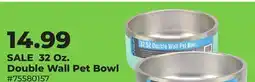 Runnings 32 Oz. Double Wall Pet Bowl offer