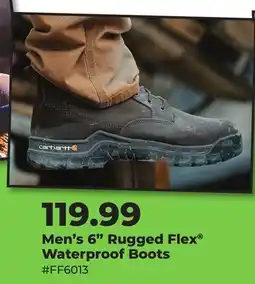 Runnings Men's 6 Rugged Flex Waterproof Boots offer