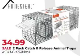 Runnings 2 Pack Catch & Release Animal Traps offer