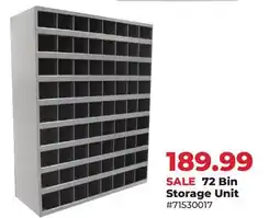 Runnings 72 Bin Storage Unit offer