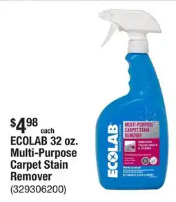 The Home Depot ECOLAB 32 oz. Multi-Purpose Carpet Stain Remover offer