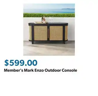 Sam's Club Member's Mark Enzo Outdoor Console offer