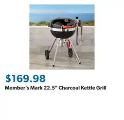 Sam's Club Member's Mark 22.5 Charcoal Kettle Grill offer