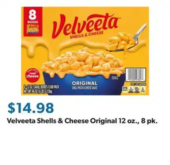 Sam's Club Velveeta Shells & Cheese Original 12 oz., 8 pk offer