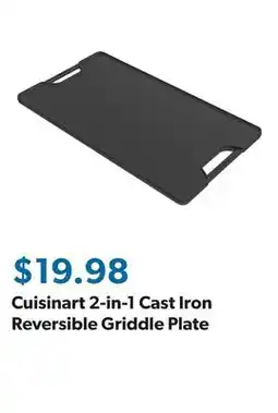 Sam's Club Cuisinart 2-in-1 Cast Iron Reversible Griddle Plate offer