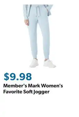 Sam's Club Member's Mark Women's Favorite Soft Jogger offer