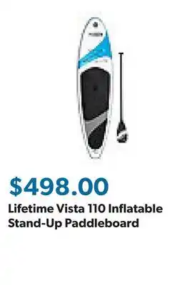 Sam's Club Lifetime Vista 110 Inflatable Stand-Up Paddleboard offer