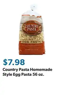 Sam's Club Country Pasta Homemade Style Egg Pasta 56 oz offer