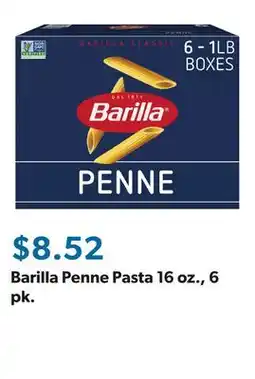 Sam's Club Barilla Penne Pasta 16 oz., 6 pk offer