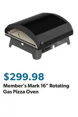 Sam's Club Member's Mark 16 Rotating Gas Pizza Oven offer