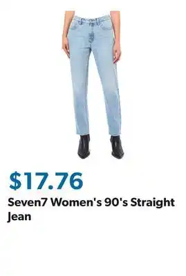 Sam's Club Seven7 Women's 90's Straight Jean offer