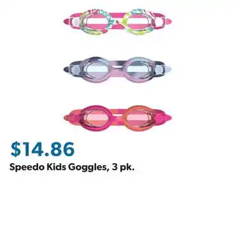 Sam's Club Speedo Kids Goggles, 3 pk offer