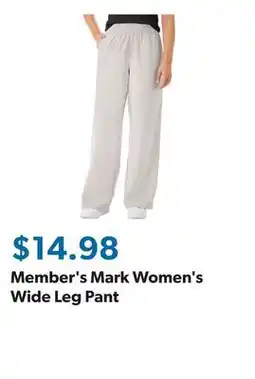 Sam's Club Member's Mark Women's Wide Leg Pant offer