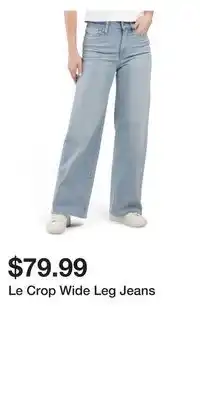 TJ Maxx Le Crop Wide Leg Jeans offer