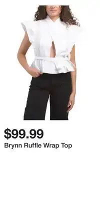 TJ Maxx Brynn Ruffle Wrap Top offer