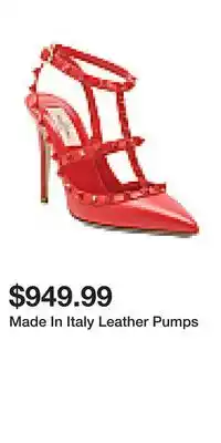 TJ Maxx Made In Italy Leather Pumps offer