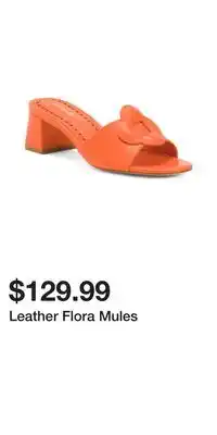 TJ Maxx Leather Flora Mules offer