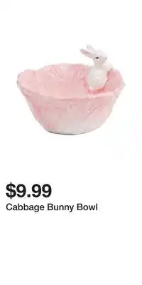 TJ Maxx Cabbage Bunny Bowl offer