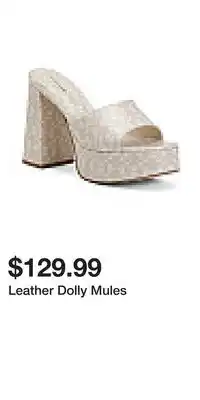 TJ Maxx Leather Dolly Mules offer