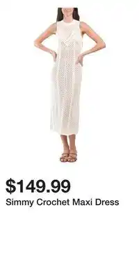 TJ Maxx Simmy Crochet Maxi Dress offer