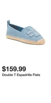 TJ Maxx Double T Espadrille Flats offer