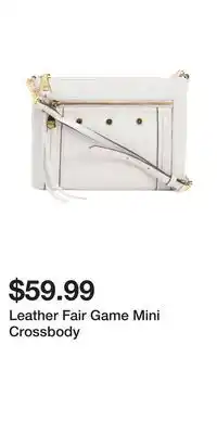 TJ Maxx Leather Fair Game Mini Crossbody offer