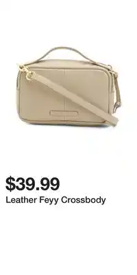 TJ Maxx Leather Feyy Crossbody offer