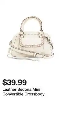 TJ Maxx Leather Sedona Mini Convertible Crossbody offer