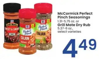 Albertsons McCormick Perfect Pinch Seasonings offer