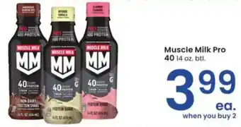 Albertsons Muscle Milk Pro 40 offer