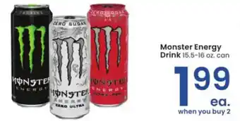 Albertsons Monster Energy Drink offer