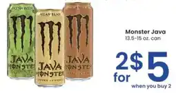 Albertsons Monster Java . offer