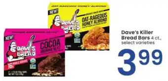 Albertsons Dave's Killer Bread Bars offer